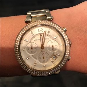 Gold Michael Kors watch